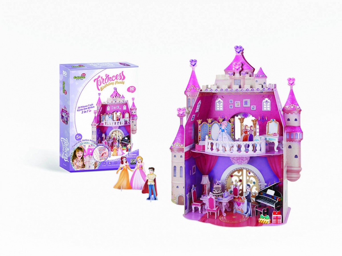 

Пазл 3D Cubicfun Вечеринка Дня Рождения Принцессы Princess Birthday Party (21622)