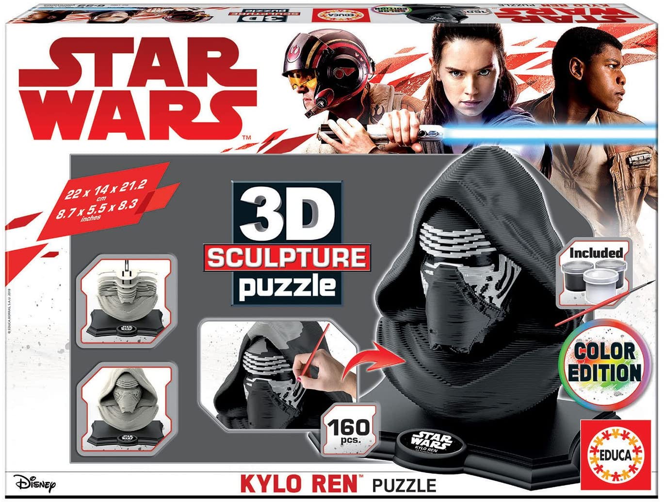 

3D пазл Educa Скульптура Kylo Ren цветная (17802)