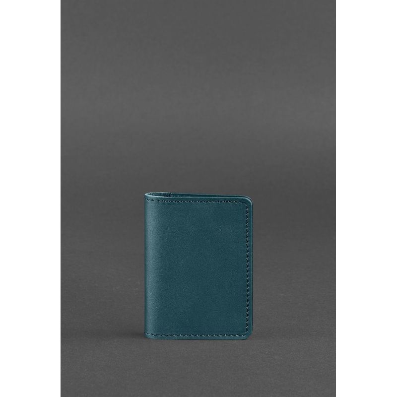 

Женский миниатюрный кожаный кард-кейс BlankNote 6.0 (BN-KK-6-malachite) Зеленый