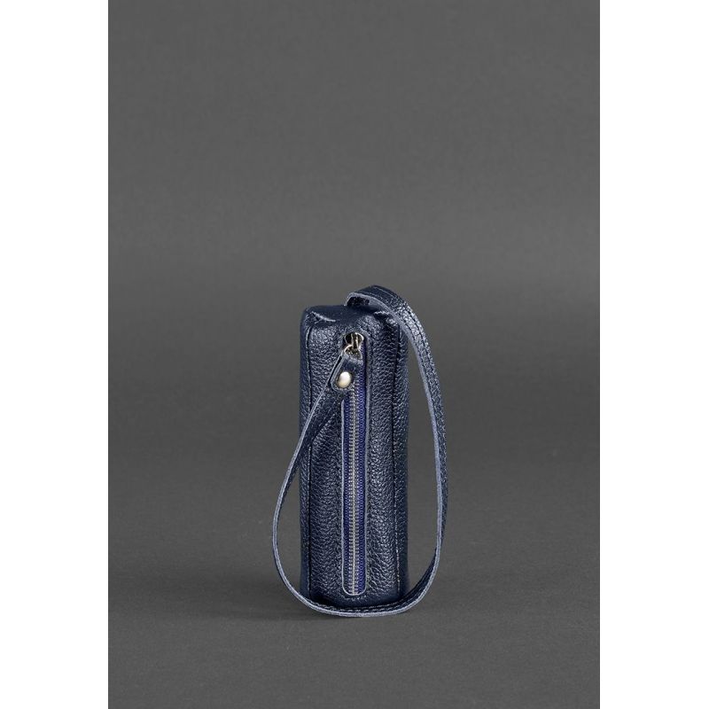 

Стильная кожаная ключница BlankNote 3.0 Тубус BN-KL-3-navy-blue Синяя