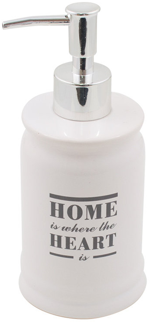 

Дозатор для жидкого мыла Trento Home Heart белый (46400)