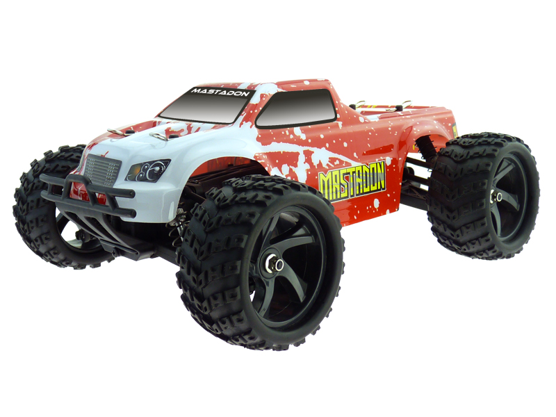 

Радиоуправляемая модель Монстр 1:18 Mastadon E18MT Brushed Himoto 31x22x25 см (det0000678) Красный