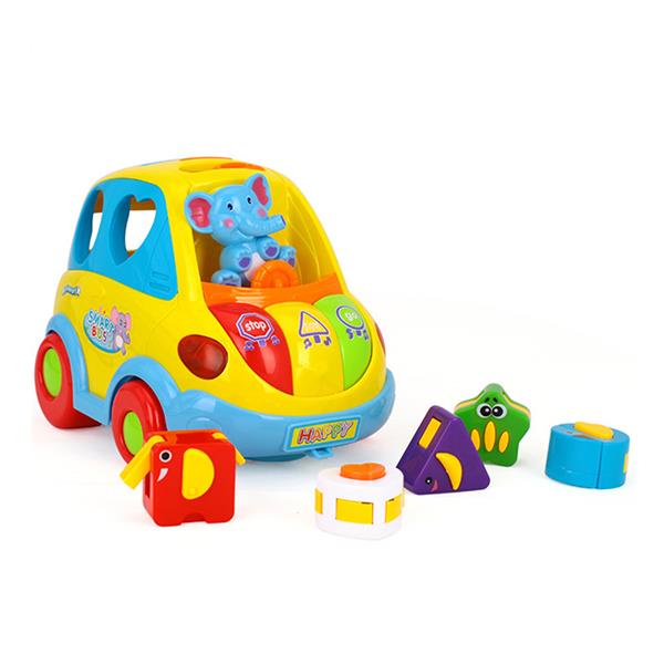 

Игрушка сортер Умный автобус Hola Toys 15,2х21,5х15,5 см (igr0000773) Разноцветный