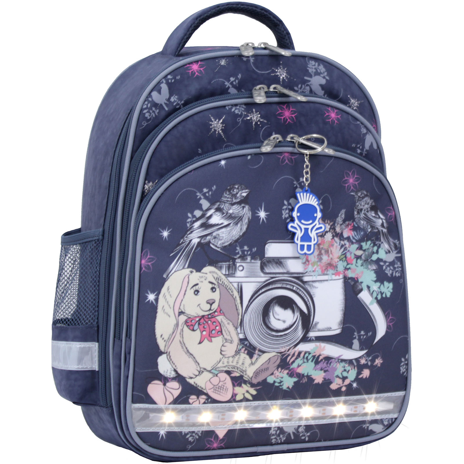 

Рюкзак школьный Mouse Bagland 38х29х15 см (acs0001483) Серый
