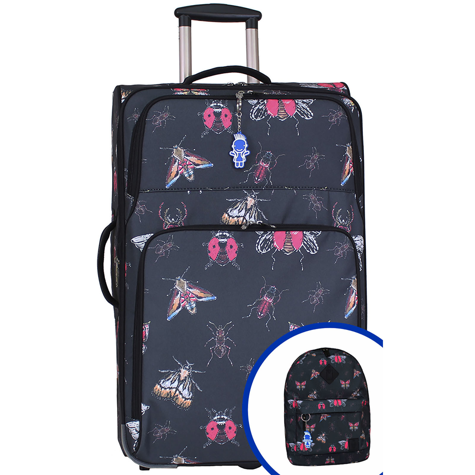 

Набор Чемодан и рюкзак Bagland 68 x 43 x 24 см; 38 x 29 x 15 см (acs0001471) Разноцветный