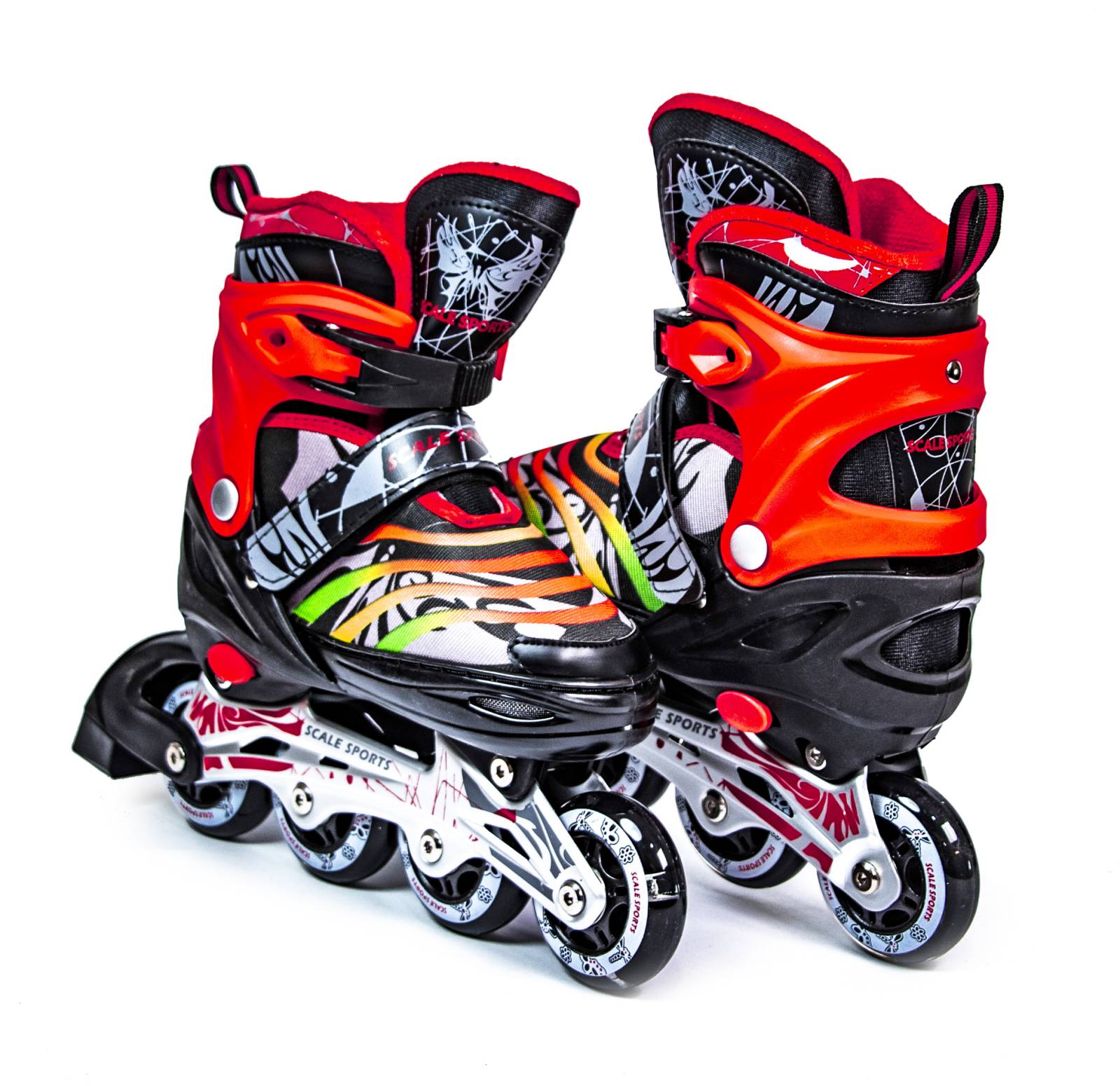 

Ролики детские Scale Sports 38 - 41 (fit0002523) Красно-черный