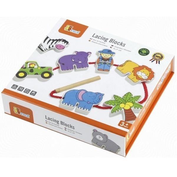 

Шнуровка Зоопарк Viga Toys 20,5х19х4,5 см (igr0000903) Разноцветный