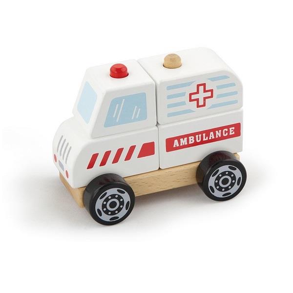 

Игрушка Скорая помощь Viga Toys 16х16х9 см (igr0000692) Белый