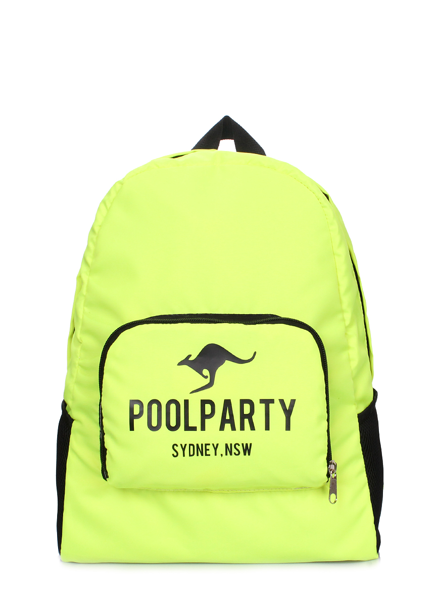 

Рюкзак складной Transformer POOLPARTY 40х32х12 см Салатовый