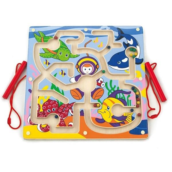 

Лабиринт Подводный мир Viga Toys 34х31х5 см (igr0000643) Разноцветный