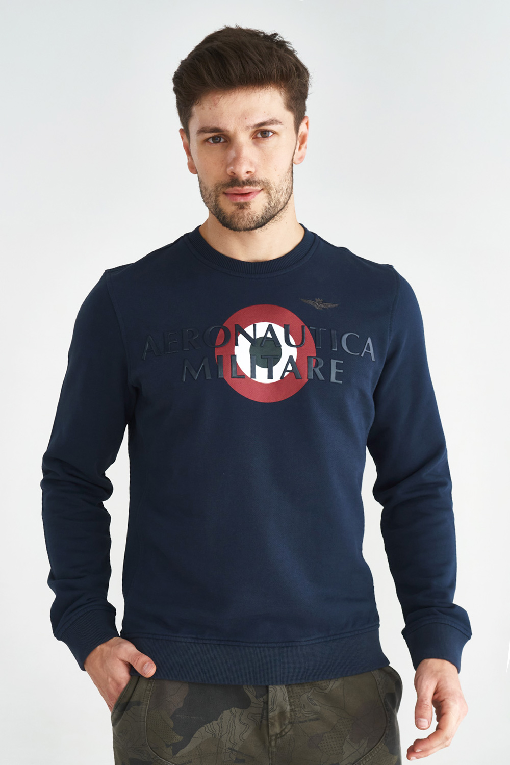 

Свитшот с интересным декором Aeronautica Militare 3663 XXL