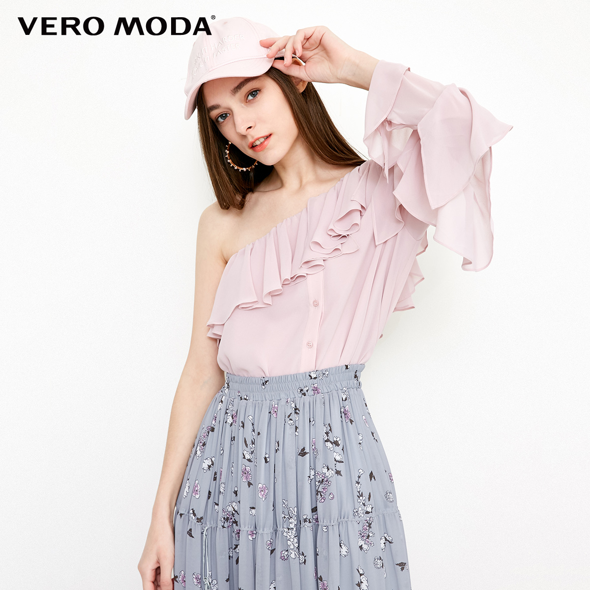 

Блуза Vero Moda 318205513C19 L с.рожевий