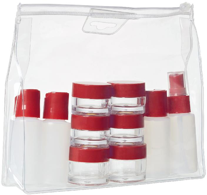 

Дорожная косметичка с прозрачными емкостями Wenger Bottle Set 10 psc 10 шт