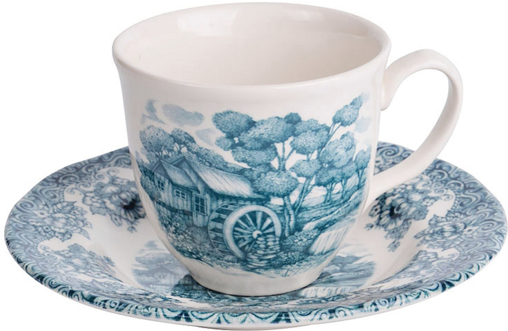 

Чайный набор Claytan Ceramics Мельница изумрудная 200 мл из 2 предметов (910-140)