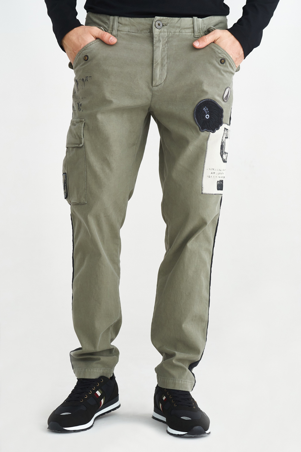 

Светлые брюки с лампасами Aeronautica Militare 3657, Светлые брюки с лампасами Aeronautica Militare 3657 50