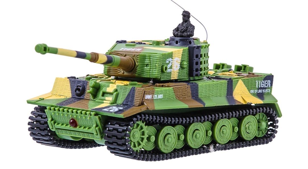 

Танк мікро р/у 1:72 Tiger зі звуком (хакі зелений)