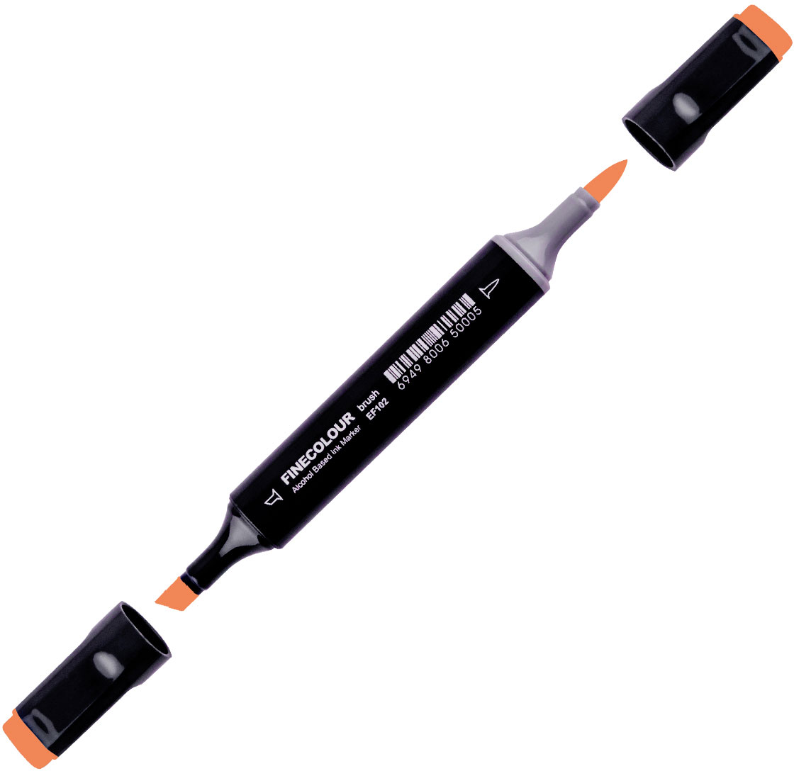 

Маркер Finecolour Brush спиртовой 176 медь YR176 (EF102-176)