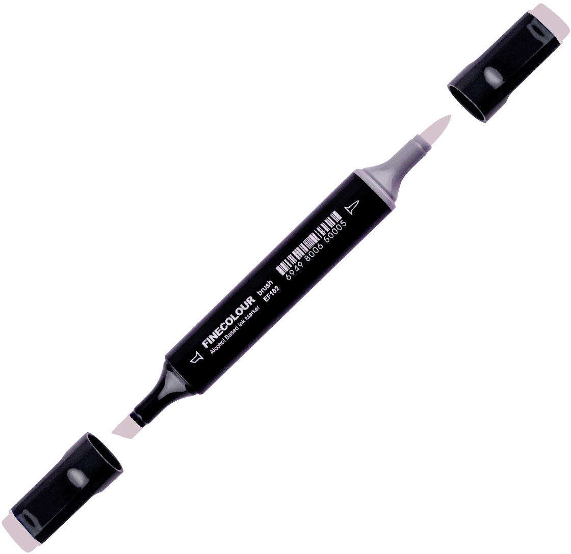 

Маркер Finecolour Brush спиртовой 125 тусклый фиолетовый V125 (EF102-125)