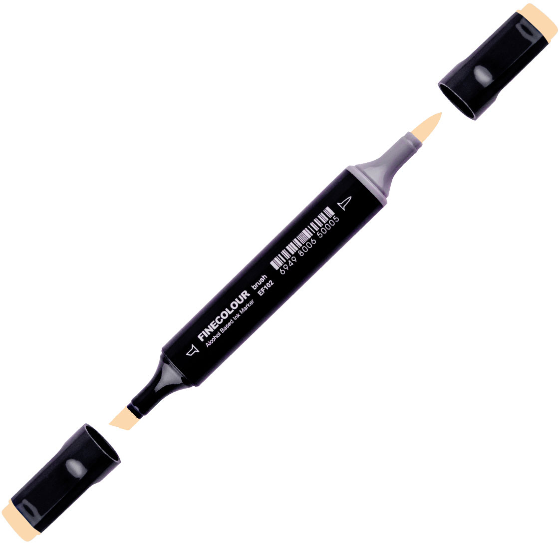 

Маркер Finecolour Brush спиртовой 217 медовый YR217 (EF102-217)