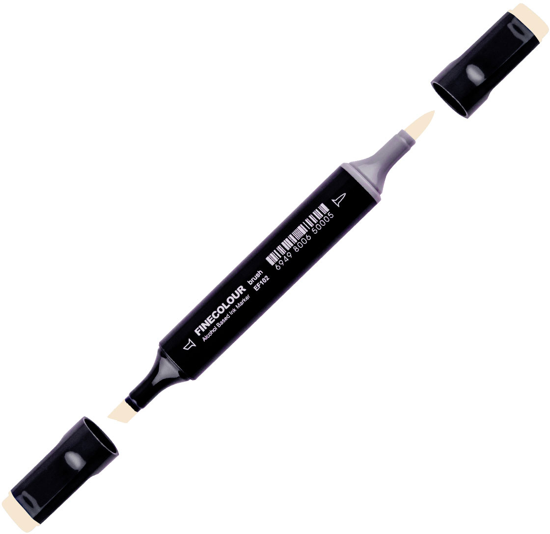 

Маркер Finecolour Brush спиртовой 246 кирпичный бежевый E246 (EF102-246)