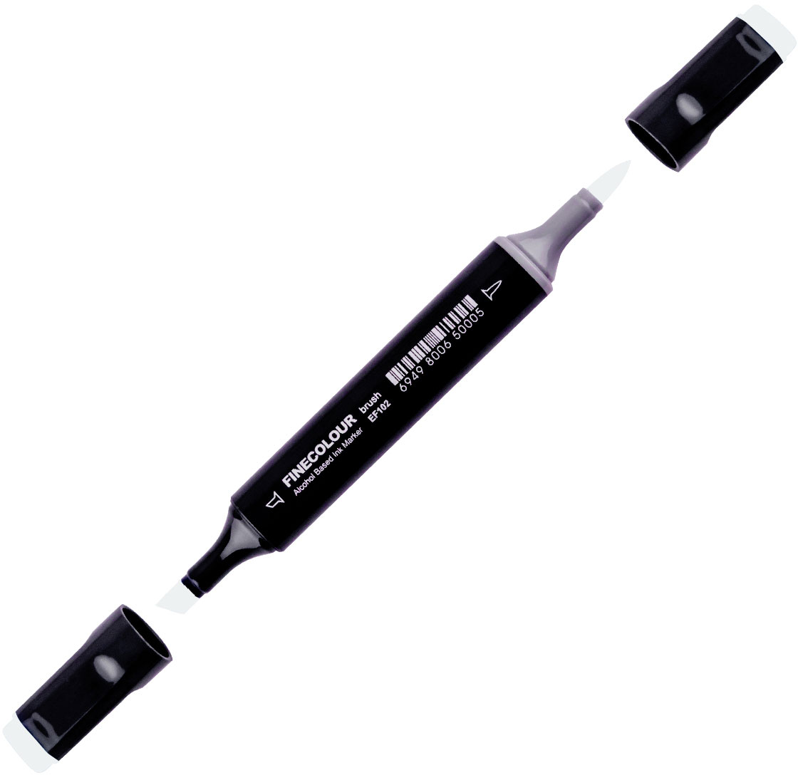 

Маркер Finecolour Brush спиртовой 309 серо-синий №3 BG309 (EF102-309N)