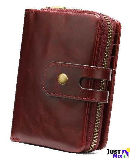

Кошелек женский стильный для купюр и карточек Vintage 14920 Бордовый