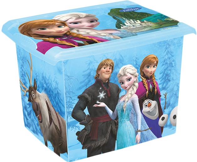 

Ящик для хранения Keeeper прозрачный Frozen blue 29 x 27 x 39 см 20.5 л Голубой
