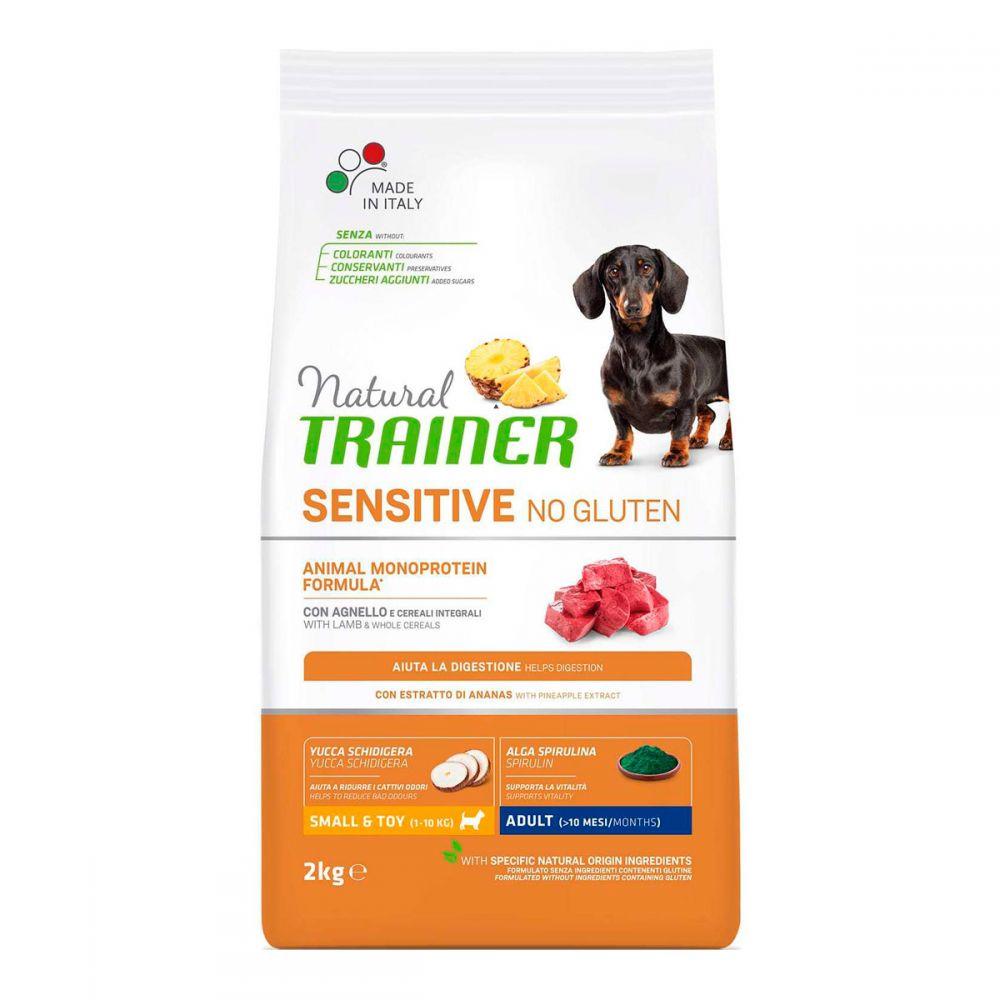

Сухой корм для собак Trainer Natural Dog Sensitive Adult Mini With Lamb and Whole Cereals 800 г (8015699252175)