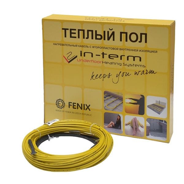 

Нагревательный кабель In-Therm 27 м / 2.7 м² - 3.2 м² / 550 Вт