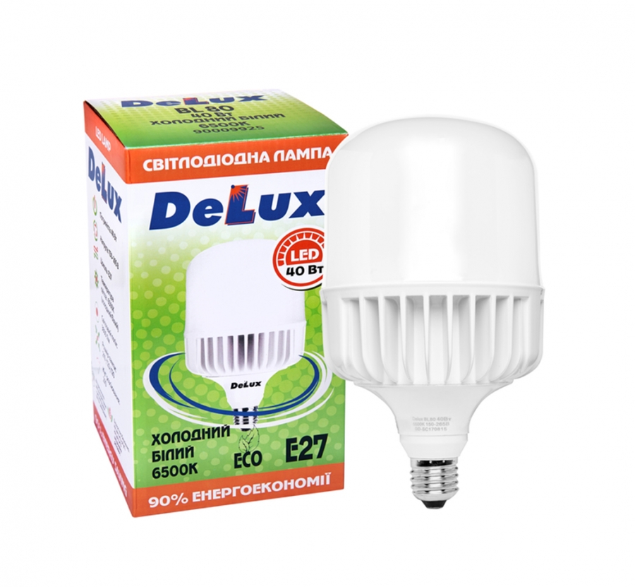 

Светодиодная лампа Delux BL 80 40W E27 6500K (90011763)