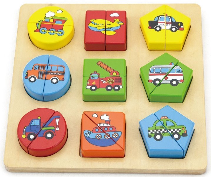 

Деревянный сортер Viga Toys Транспорт Доски Сегена (59586)