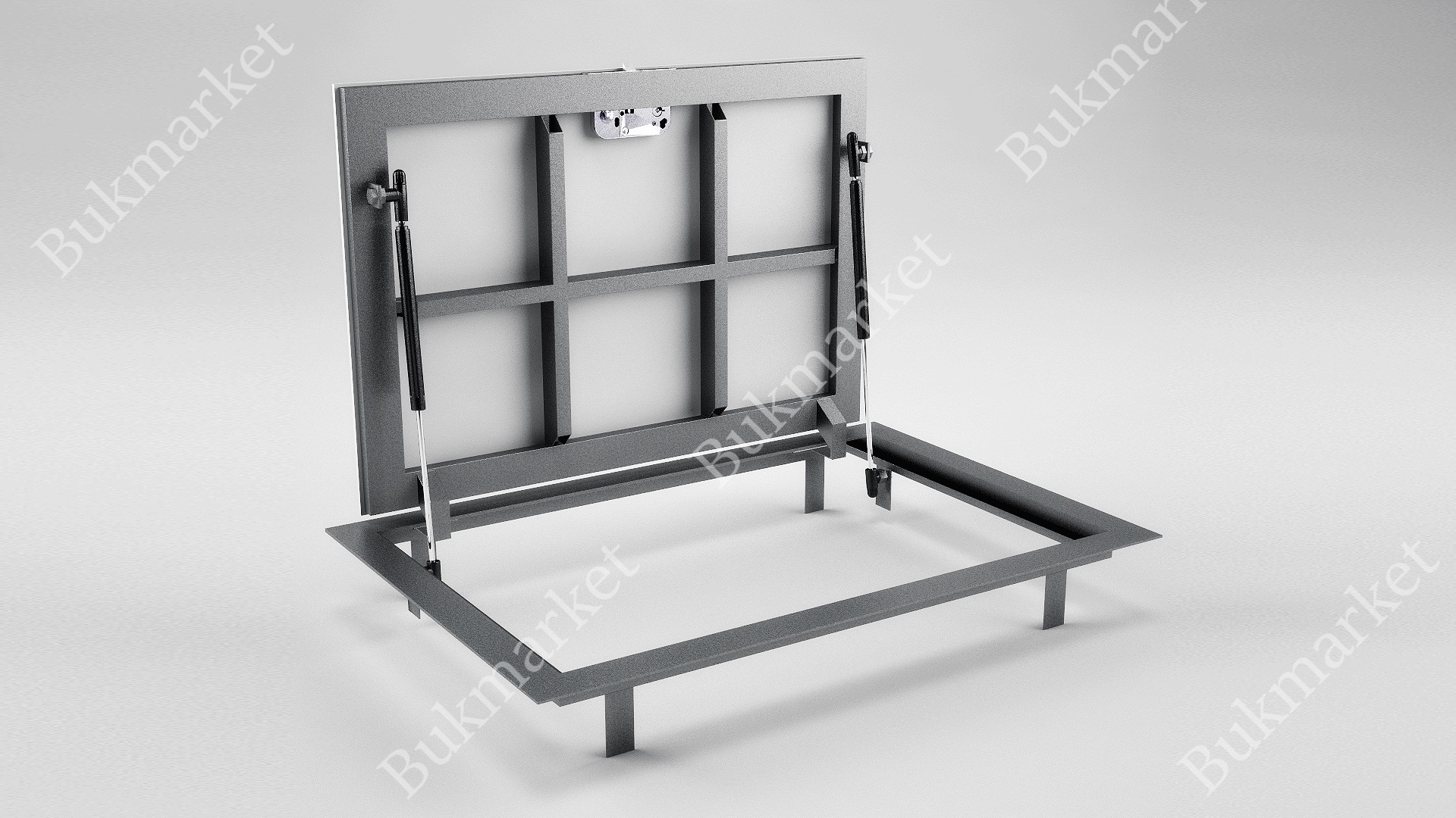

Напольный люк под плитку Lukki Elite 70х70 см