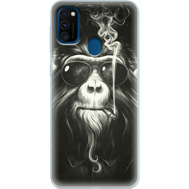 Силиконовый чехол BoxFace Samsung M215 Galaxy M21 Smokey Monkey (39465 ...