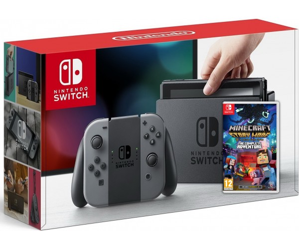 

Nintendo Switch Gray + Игра Minecraft