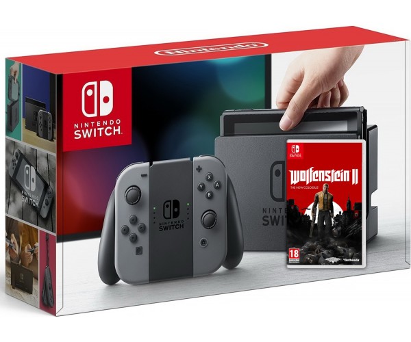 

Nintendo Switch Gray + Игра Wolfenstein II: The New Colossus (русская версия)