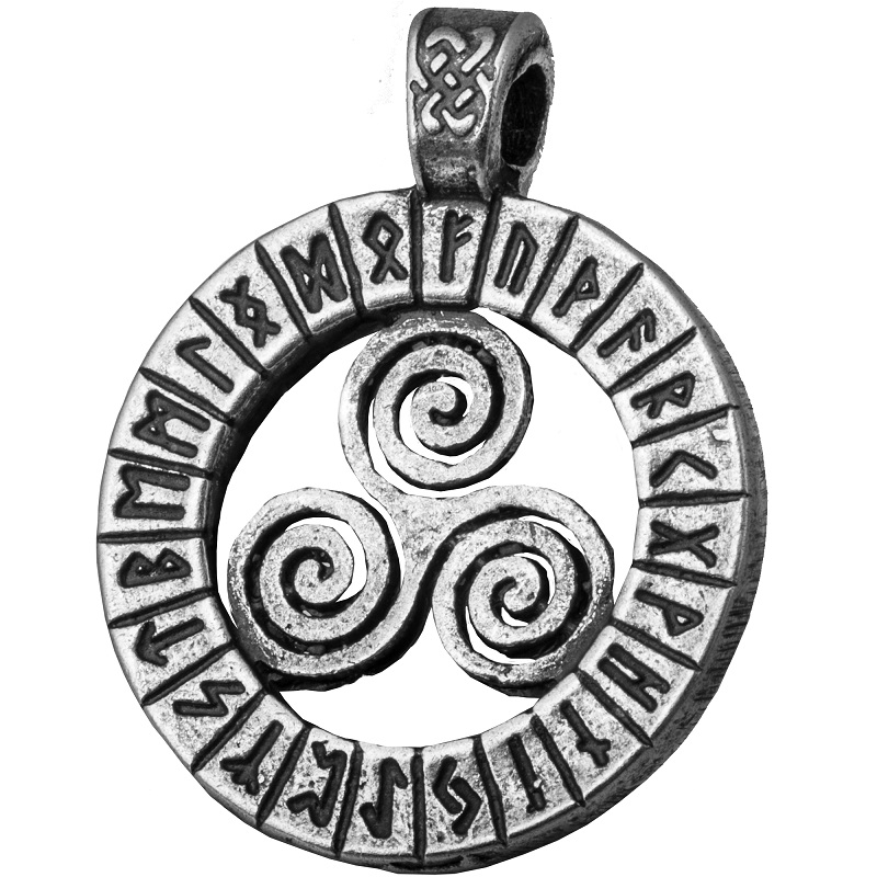 

Амулет кулон Трискеле Semantic Jewelry Серебрение 3.6 x 2.9 x 0.2 см
