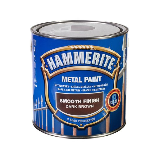 

Эмаль для металла Hammerite темно-коричневая 2,5 л (10527706)