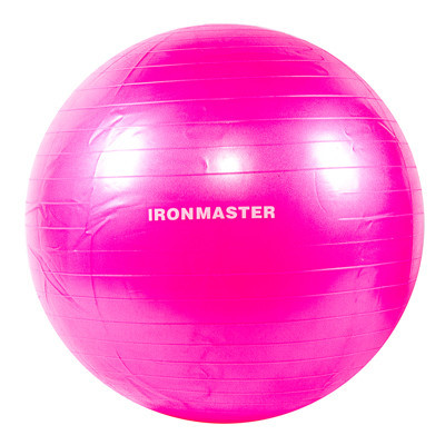 

Мяч фитнес D65см IronMaster розовый IR97403 \1