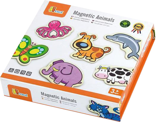 

Набор магнитных фигурок Viga Toys В мире животных 20 шт (58923) (6934510589233)