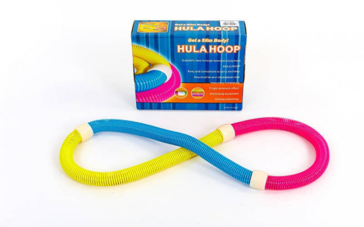 

Обруч гибкий-пружина Zelart Hula Hoop FI-3009 \1 SLIM GO HOOP