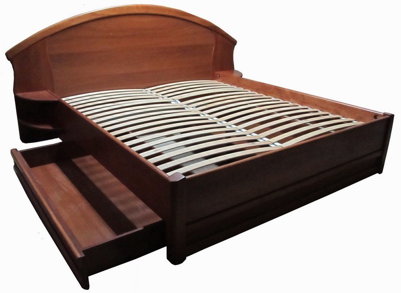 

Кровать Делфис Афина с ящиками 180х200 Итальянский орех