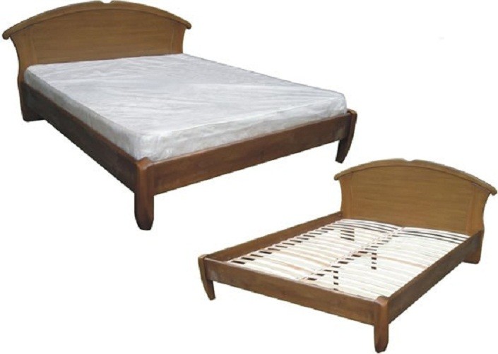 

Кровать Делфис Чайка-овал 90х200 Лесной орех