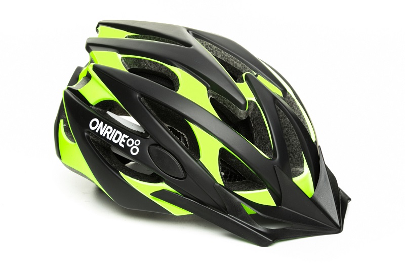 

Шолом Onride Cross матовий чорний/зелений L (58-61 см).