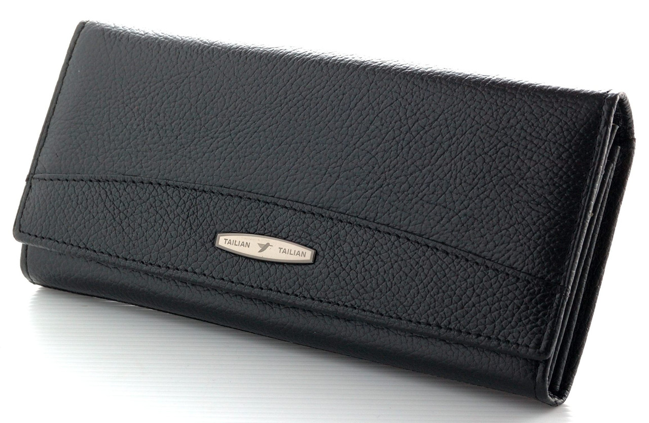 

Женский кожаный кошелек TAILIAN T849 Black