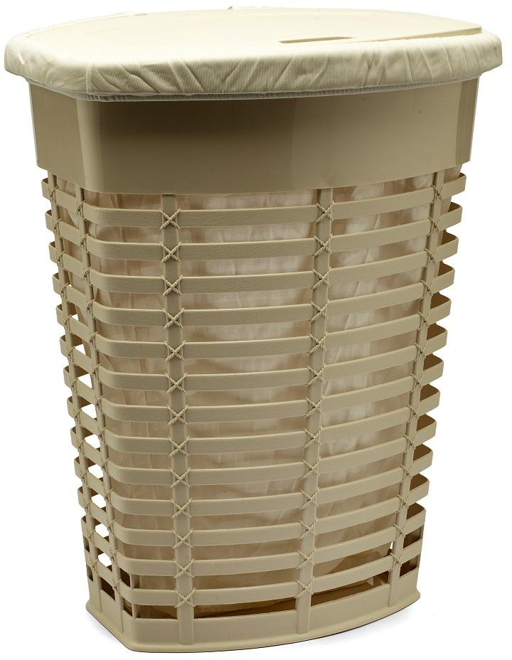 

Корзина для белья PrimaNova Palm 36.5х46.5х60 см Бежевая (E44-09-09)