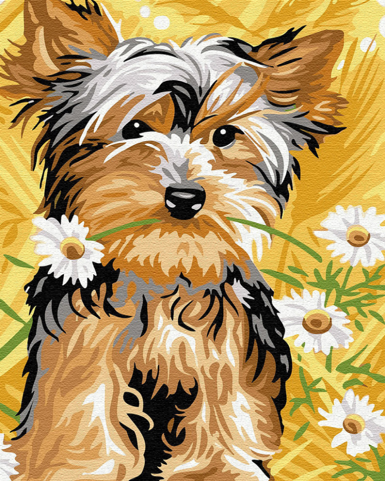 

Картина по номерам. Brushme "Милая собачка" GX30040