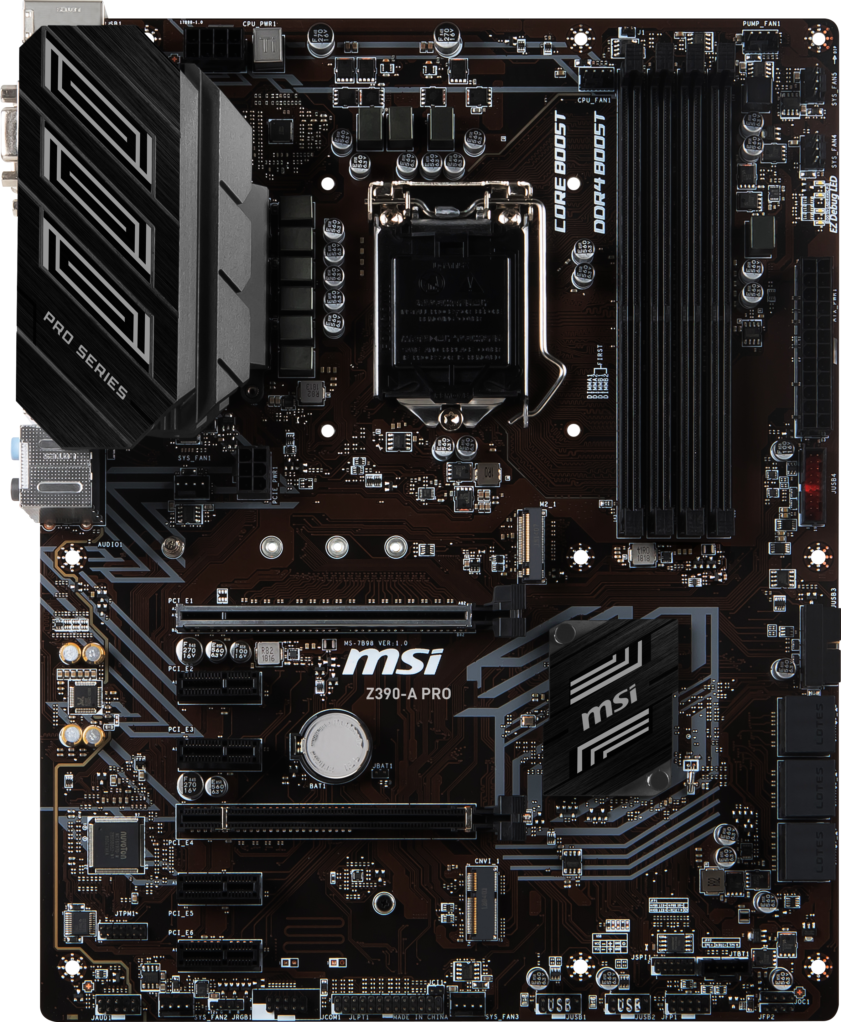 

Материнская плата MSI Z390-A Pro (s1151, Intel Z390, PCI-Ex16)