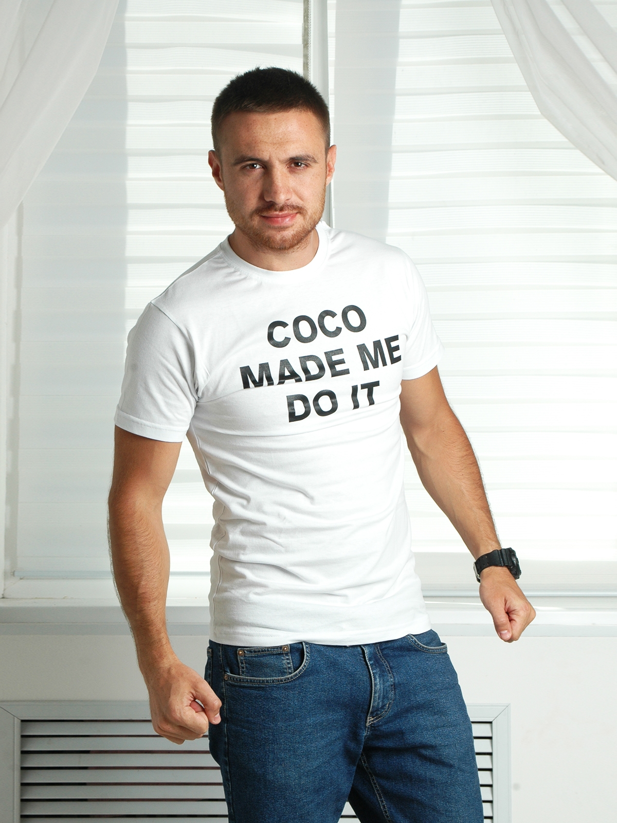 

Мужская футболка (1045) Marse S Белый 000092924