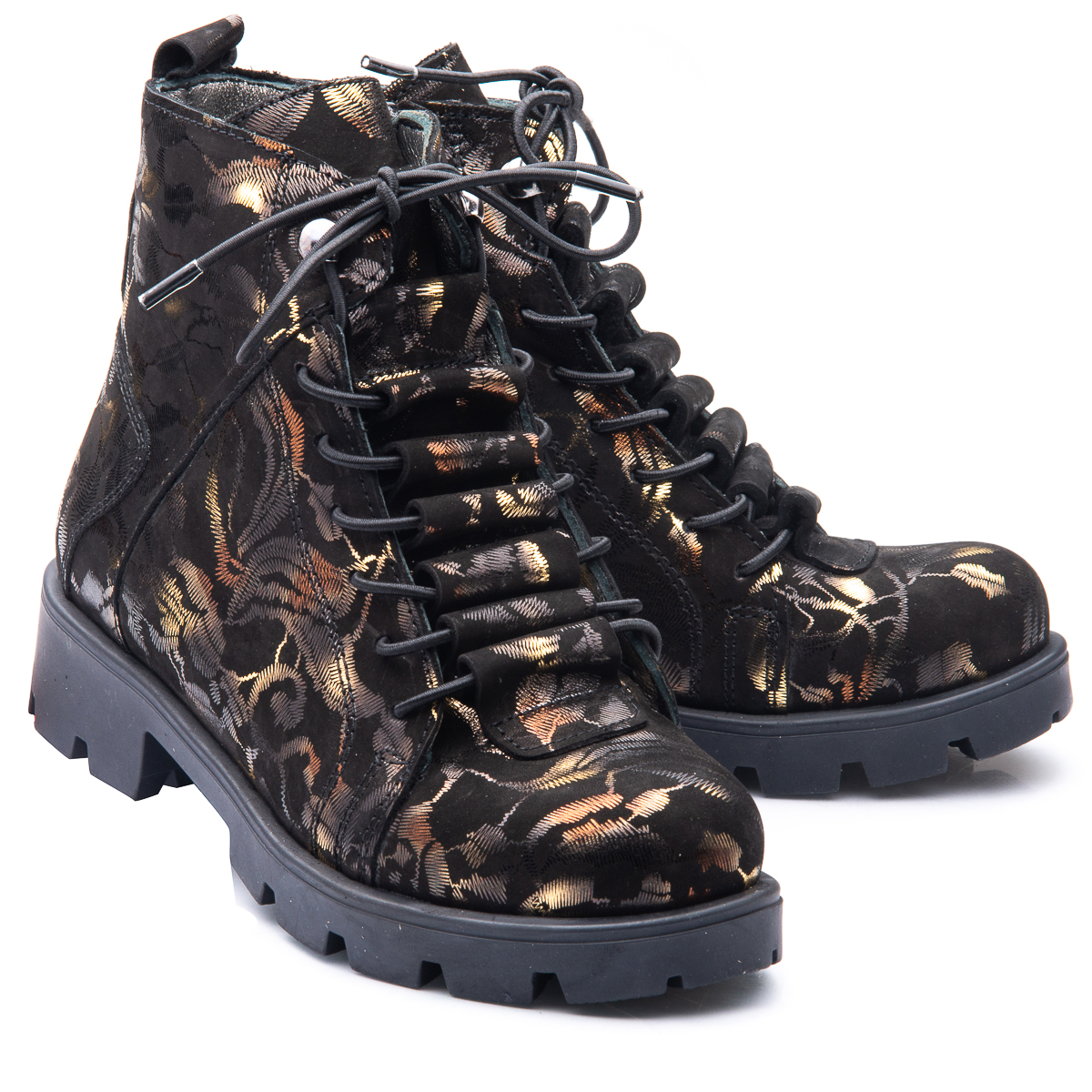 

Ботинки Theo Leo RN834 31 20 см Коричнево-золотые