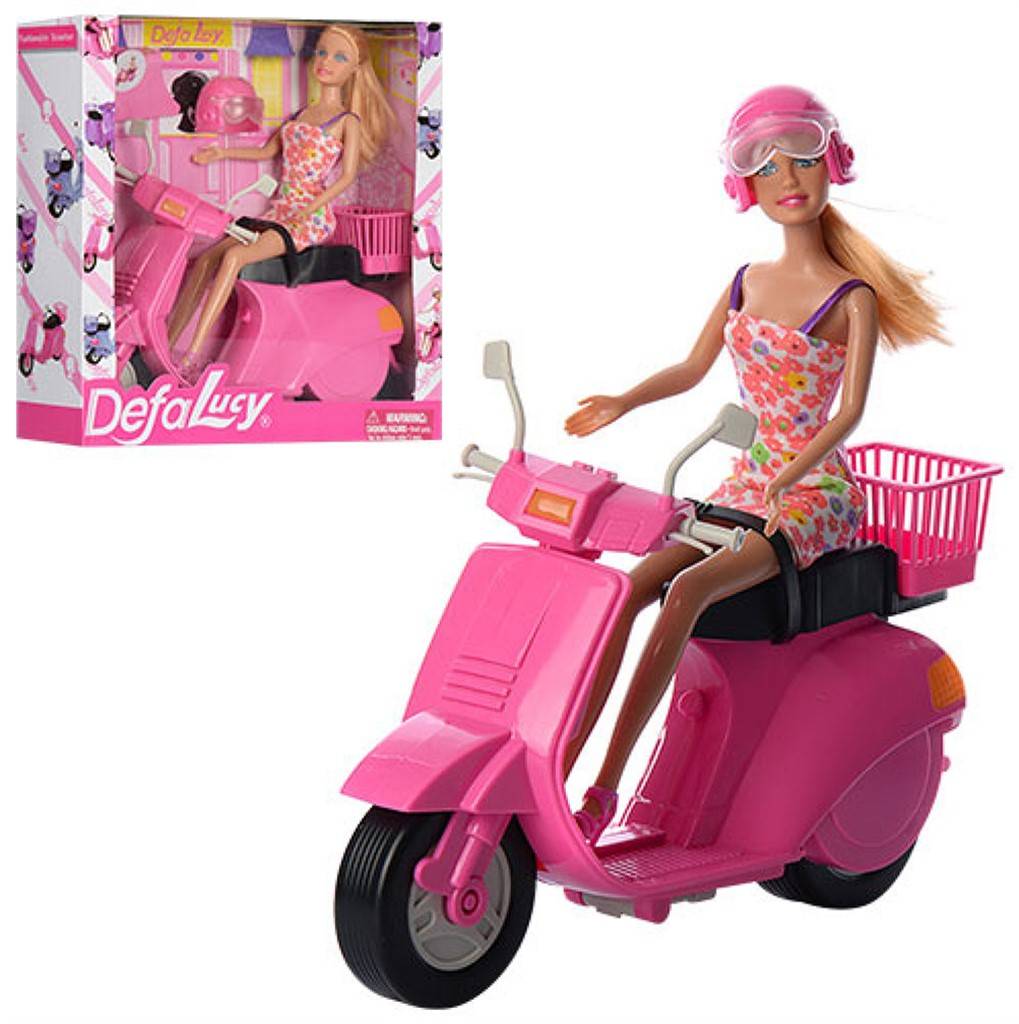 

Кукла типа Барби Defa Lucy "Fashionable Scooter" Модный мопед 8246